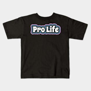 Pro Life - Retro Gender Color Kids T-Shirt